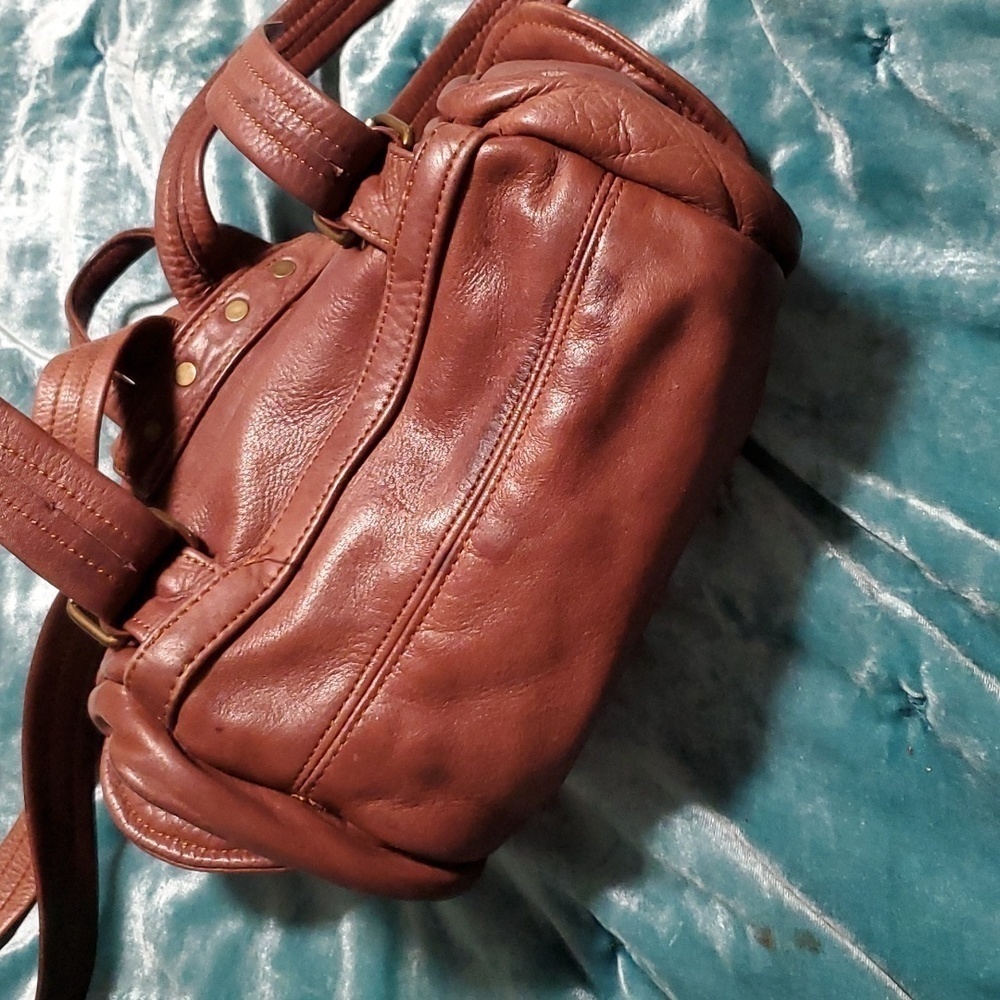 Tano Mini Brown Drawstring Backpack - image 8